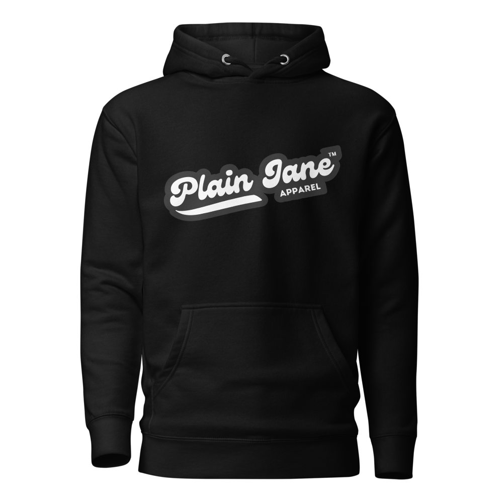 Black Classic Logo Hoodie